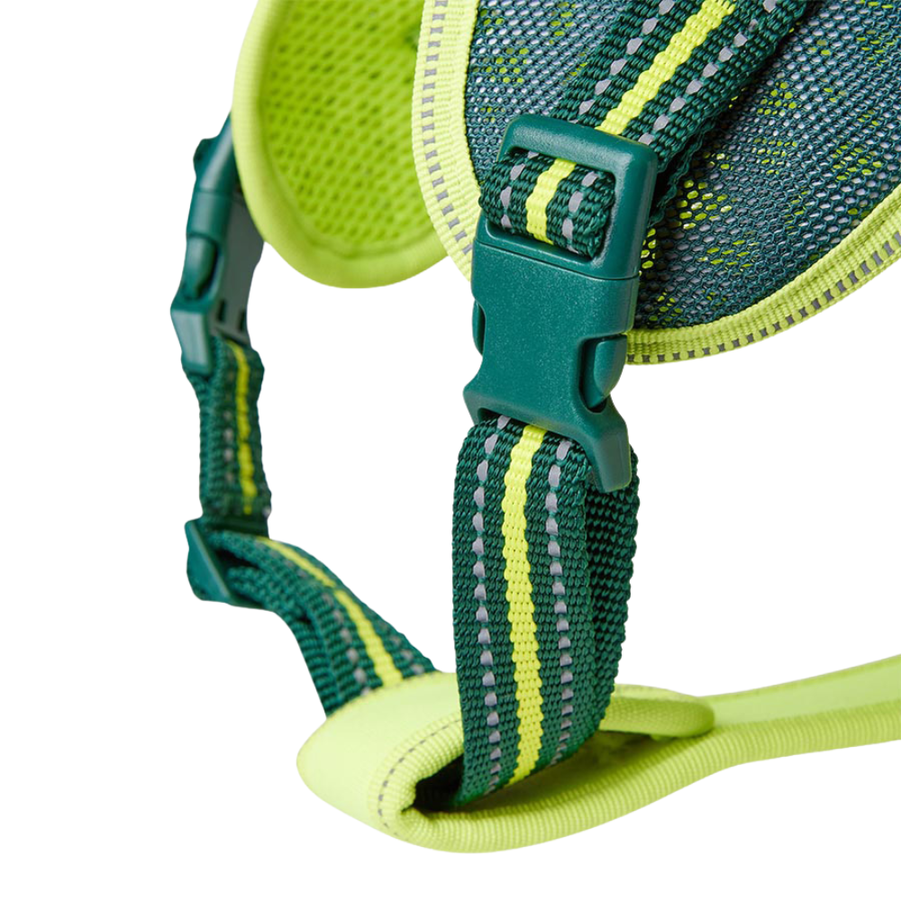 Pawpverse Neon Green Mesh Pet Harness - Image 3