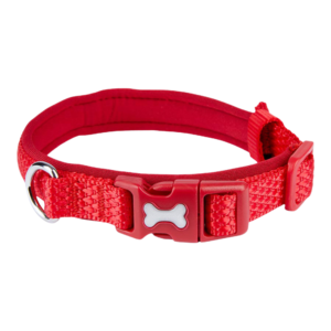 Pawpverse Red Reflective Buckle Collar