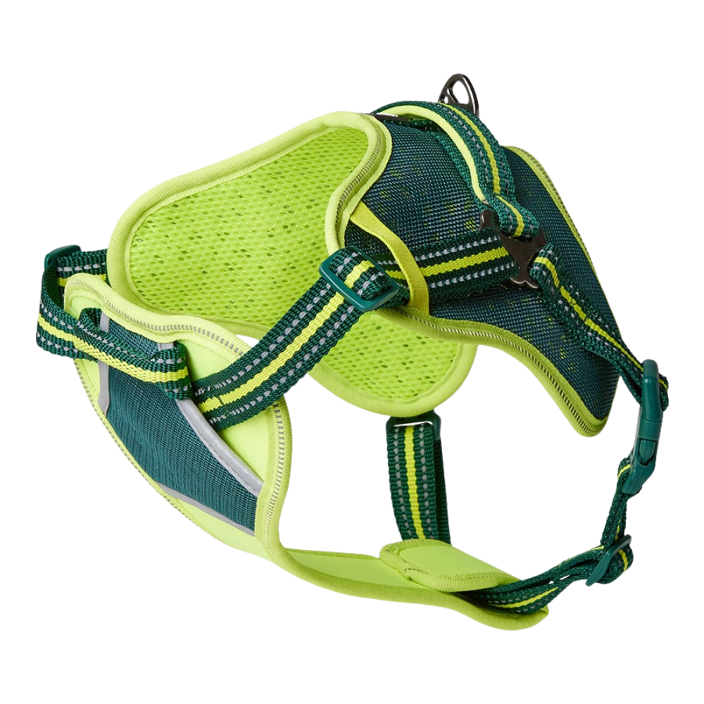 Pawpverse Neon Green Mesh Pet Harness